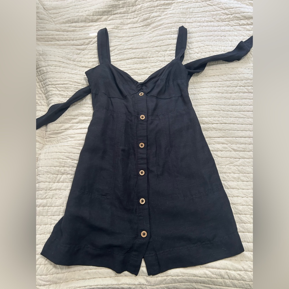Anthropologie Black Sleeveless Dress